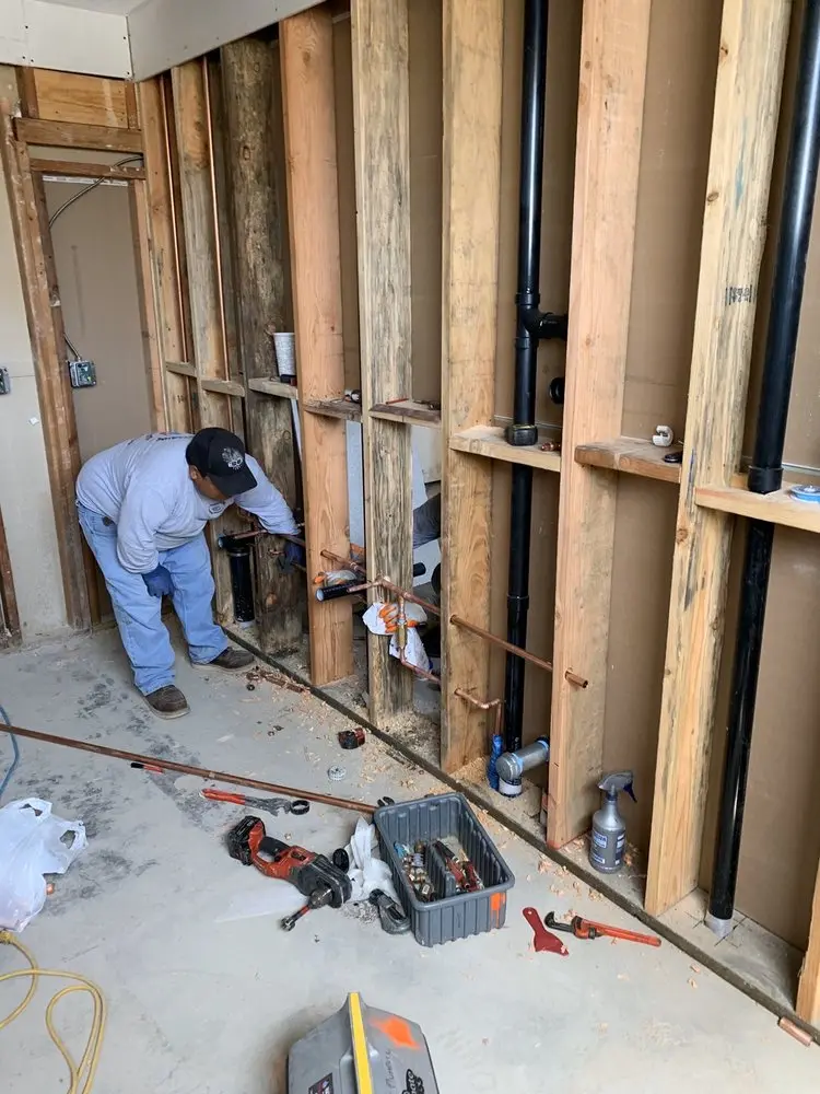 Commercial rough-in plumbing for Gas Line Repair in Medford